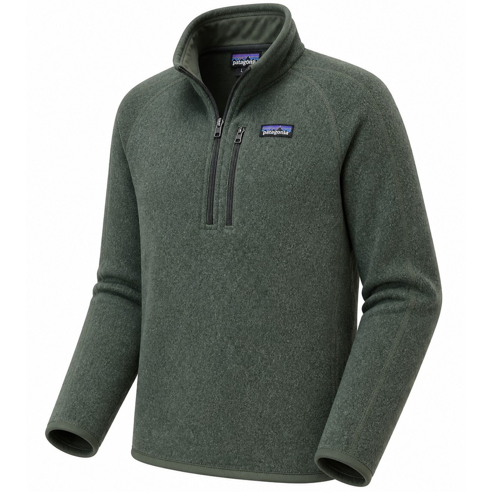 Patagonia Better Sweater Men S Green Tech Pocket LS Hiking Outdoor Ski